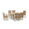 Anderson Teak Bahama Chicago 7-Pieces Dining Set A Set-29