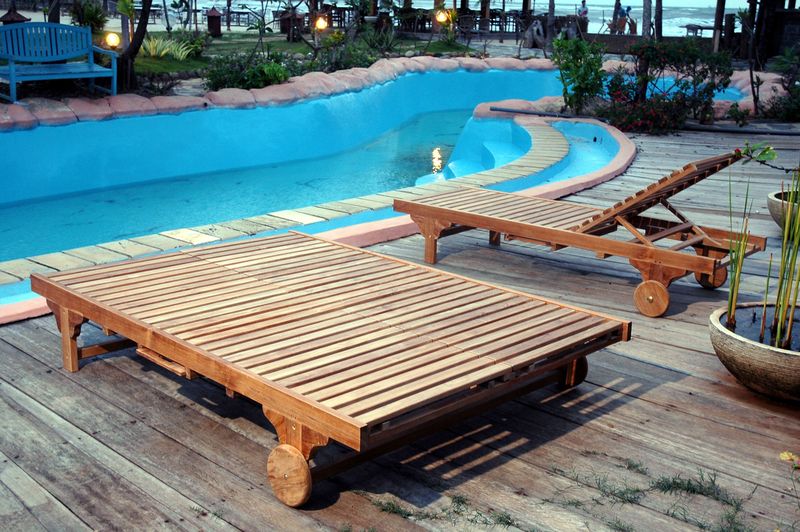 Anderson Teak Bel-Air Double Sun Lounger Double Back SL-282