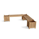 Anderson Teak Planter Bench (2 bench + 3 planter box) BH-7121PL