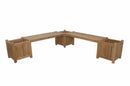 Anderson Teak Planter Bench (2 bench + 3 planter box) BH-7121PL