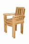 Anderson Teak Classic Stackable Armchair (Fully Built & 4 pcs in a box) CHS-011A