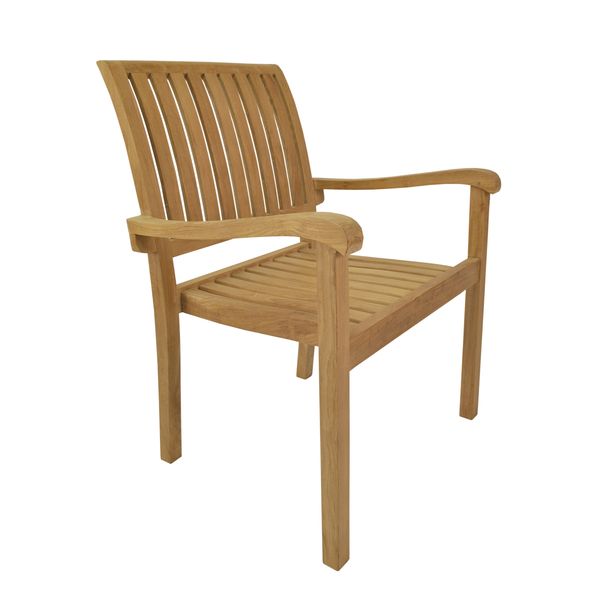 Anderson Teak Aspen Stackable Armchair (Fully Built & 4 pcs in a box) CHS-055