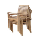 Anderson Teak Aspen Stackable Armchair (Fully Built & 4 pcs in a box) CHS-055