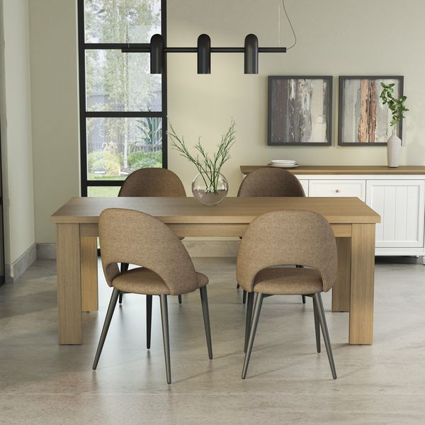 Anderson Teak Brentford Dining Table - Light Brown TB-BB-19090