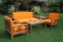 Anderson Teak SouthBay Deep Seating 5-Pieces Conversation Set B SET-252