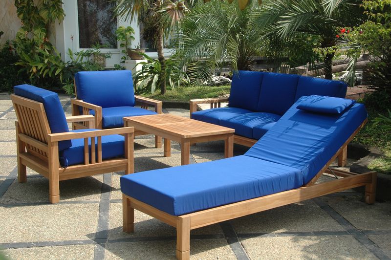 Anderson Teak SouthBay Deep Seating 6-Pieces Conversation Set B SET-254