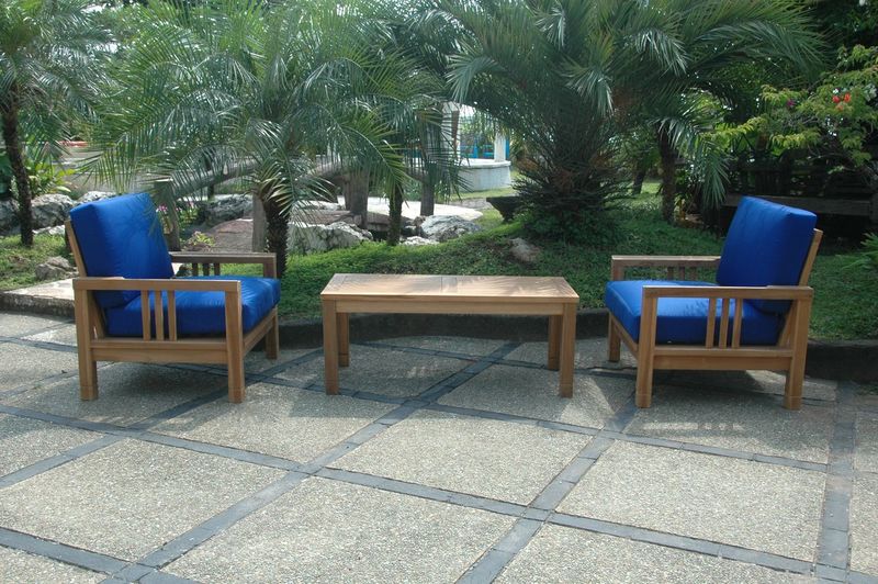 Anderson Teak SouthBay Deep Seating 3-Pieces Conversation Set B SET-257