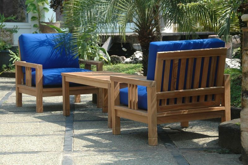 Anderson Teak SouthBay Deep Seating 3-Pieces Conversation Set B SET-257