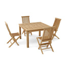 Anderson Teak Windsor Classic 5-Pieces Folding Dining Chair Set-62