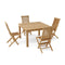 Anderson Teak Windsor Classic 5-Pieces Folding Dining Chair Set-62