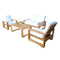 Anderson Teak Capistrano 5-Piece Deep Seating Loveseat Collection Set-141