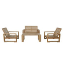 Anderson Teak Capistrano 5-Piece Deep Seating Loveseat Collection Set-141