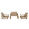 Anderson Teak Capistrano 5-Piece Deep Seating Loveseat Collection Set-141