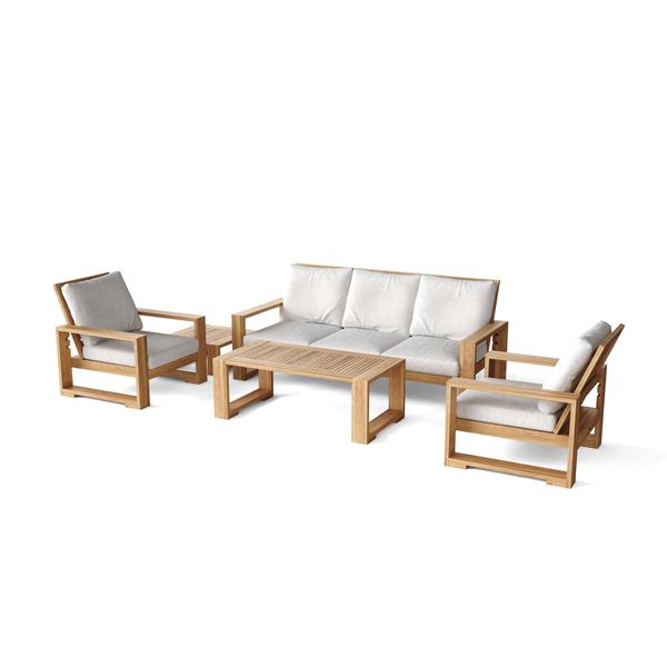 Anderson Teak Capistrano 5-Piece Deep Seating Sofa Collection Set-142