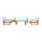 Anderson Teak Capistrano 5-Piece Deep Seating Sofa Collection Set-142