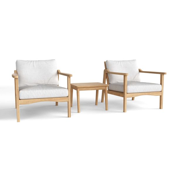 Anderson Teak Amalfi Relax3-Piece Deep Seating Collection Set-3025