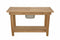 Anderson Teak Nautilus Console Table w/ SS Container TB-4821