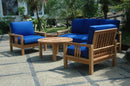 Anderson Teak SouthBay Deep Seating 5-Pieces Conversation Set C SET-255