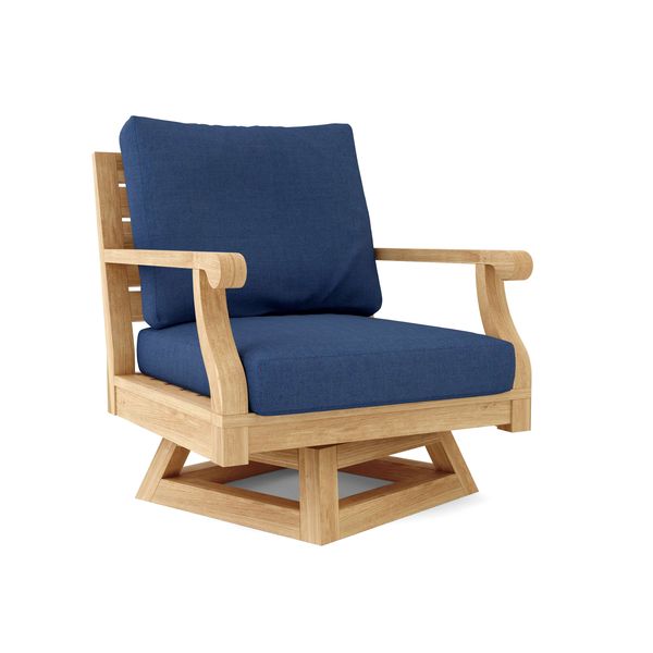 Anderson Teak Riviera Swivel Armchair + Cushion DS-608