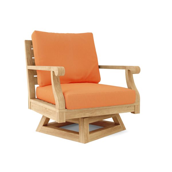 Anderson Teak Riviera Swivel Armchair + Cushion DS-608