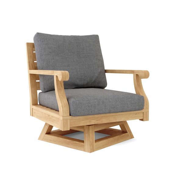 Anderson Teak Riviera Swivel Armchair + Cushion DS-608