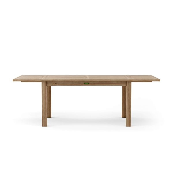 Anderson Teak Bahama 95" Rectangular Table w/ Double Leaf Extensions TBX-095R