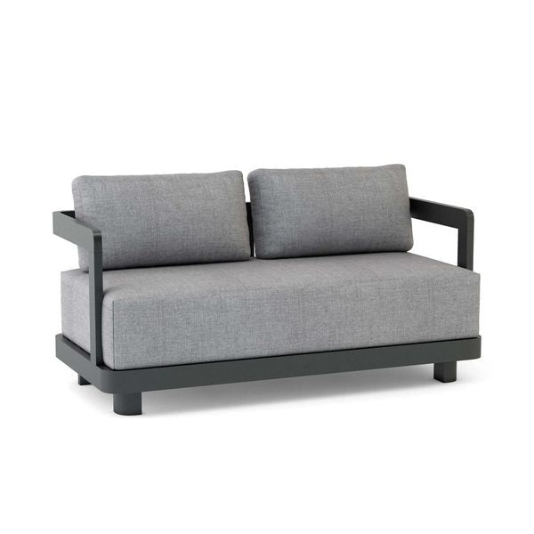 Anderson Teak Granada Deep Seating Aluminum Loveseat DS-902-AL