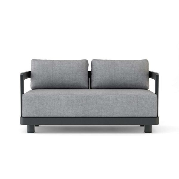 Anderson Teak Granada Deep Seating Aluminum Loveseat DS-902-AL