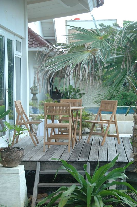 Anderson Teak Windsor 5-pieces Round Bistro Set  Set-24