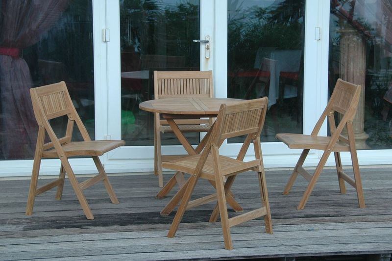 Anderson Teak Windsor 5-pieces Round Bistro Set  Set-24