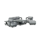 Anderson Teak SET-901-AL 6-pc Granada Aluminum Deep Seating SET-901-AL