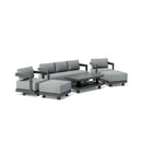 Anderson Teak SET-903-AL 6-pc Granada Aluminum Deep Seating SET-903-AL