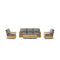 Anderson Teak SET-521 4-pc Madera Deep Seating SET-521