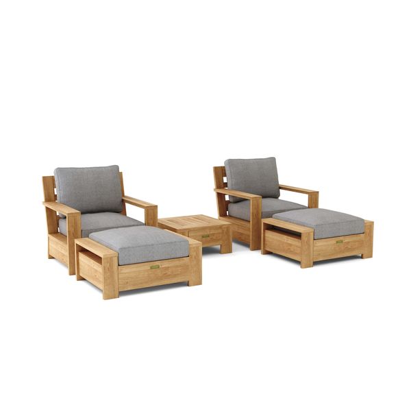 Anderson Teak SET-524 5-pc Madera Deep Seating SET-524