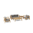 Anderson Teak SET-322 5-pc Palermo Deep Seating SET-322