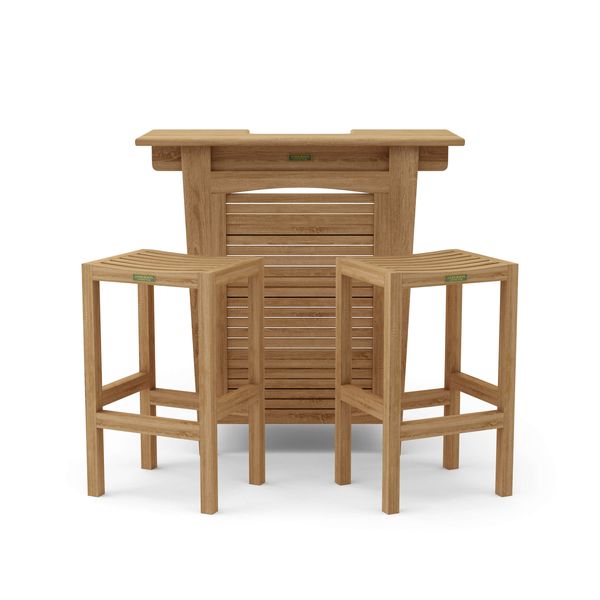 Anderson Teak Montego 3-Pieces Bar Set Set-49