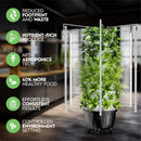 Nutraponics Pro Aeroponics Tower Garden Growing System | 48 Pot Indoor & Outdoor