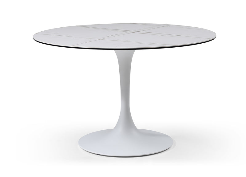 Whiteline Modern Living Amarosa Round Dining Table DT1719