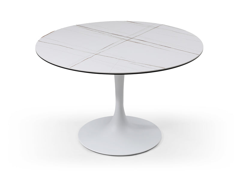 Whiteline Modern Living Amarosa Round Dining Table DT1719