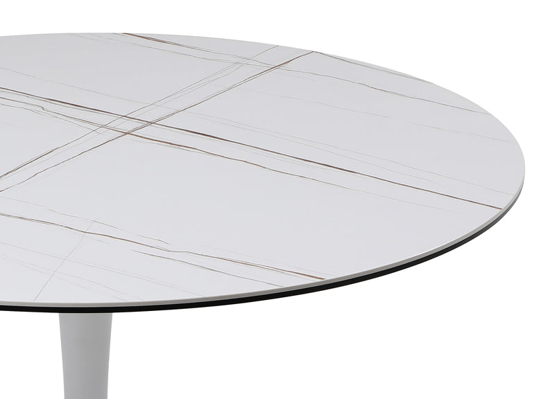 Whiteline Modern Living Amarosa Round Dining Table DT1719