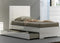 Whiteline Modern Living Anna Twin Trundle Bed BT1207T