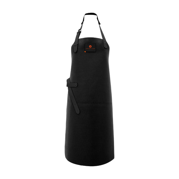 Arteflame Elevate Your Grilling Experience with Fine Leather Grill Aprons AFAPRONBLK