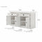 NovaSolo Halifax Classic Buffet White B127