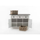 NovaSolo Halifax Accent Buffet with 2 Baskets Two-tone B129TWD