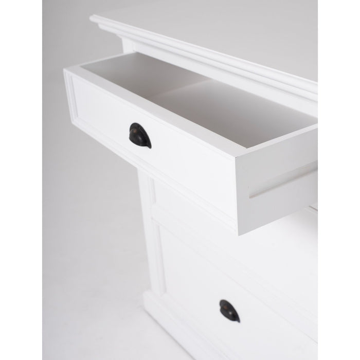 NovaSolo Halifax 6 Drawer Double Dresser in Pure White B182