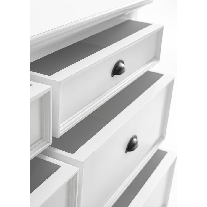 NovaSolo Halifax 6 Drawer Double Dresser in Pure White B182