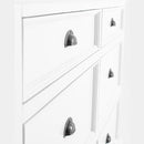 NovaSolo Halifax 6 Drawer Double Dresser in Pure White B182