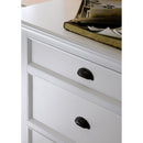 NovaSolo Halifax 6 Drawer Double Dresser in Pure White B182