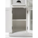 NovaSolo Halifax Contrast Buffet with 4 Doors 3 Drawers In Classic White & Black B191CT