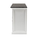 NovaSolo Halifax Contrast Buffet with 4 Doors 3 Drawers In Classic White & Black B192CT